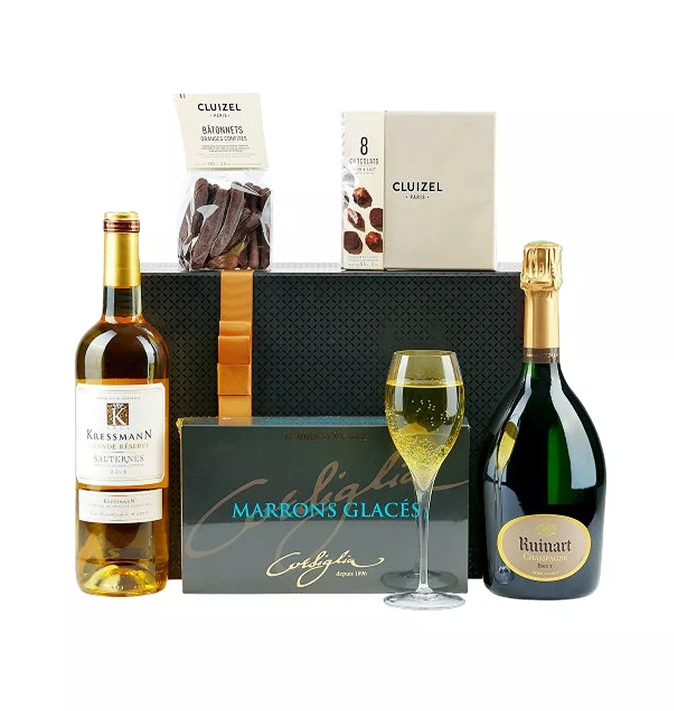 Exquisite Bubbly and Chocolates Gift Set