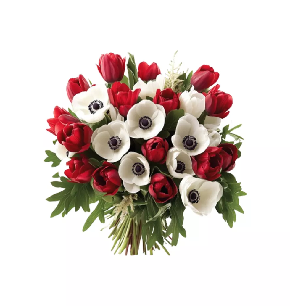 Anemone & Tulip Elegance