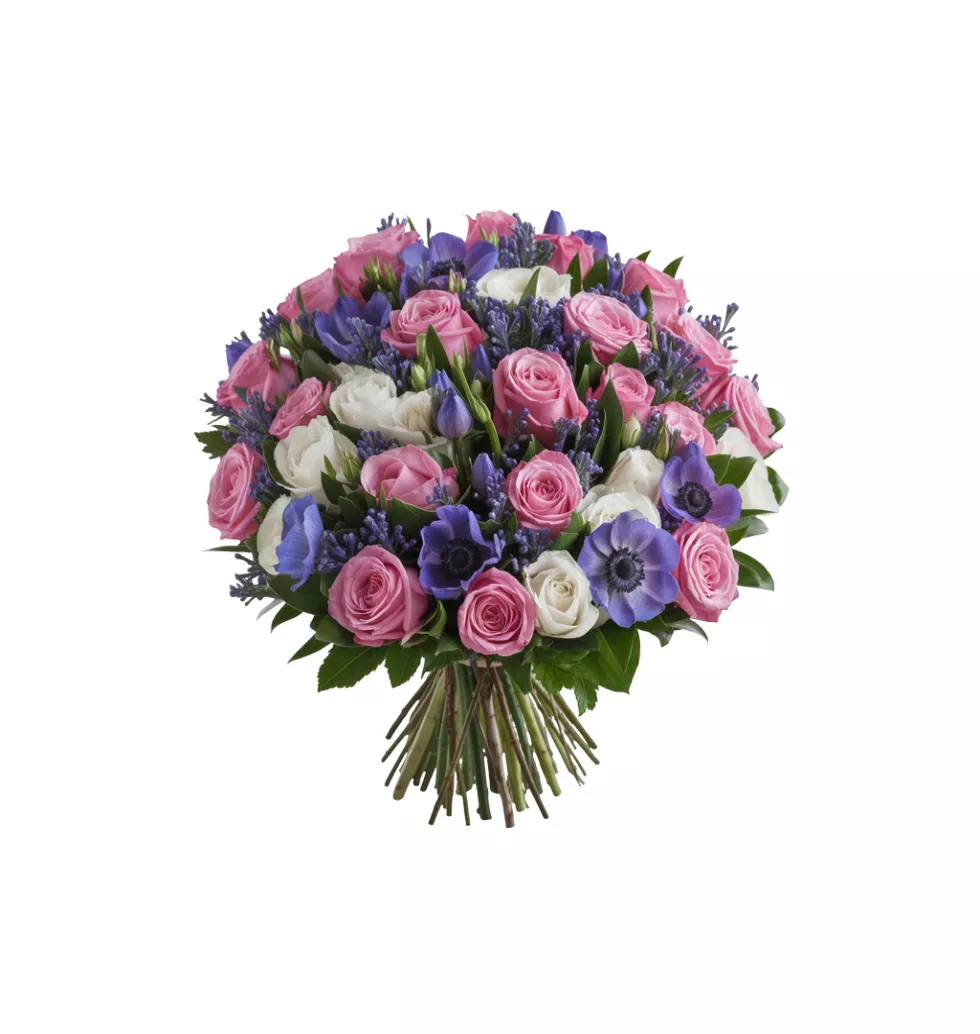 Sensational Shades: Fireworks Flower Bouquet